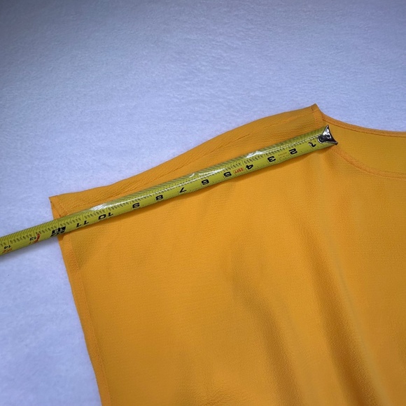 MICHAEL Michael Kors Women's Yellow Dolman Sleeve Top with a cinched waist Large - Picture 9 of 12